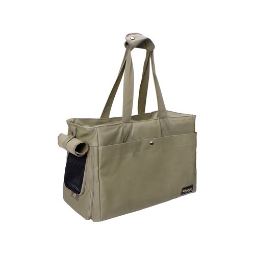 Ibiyaya Canvas Pet Carrier Tote for Cats & Dogs Light Green - petservo
