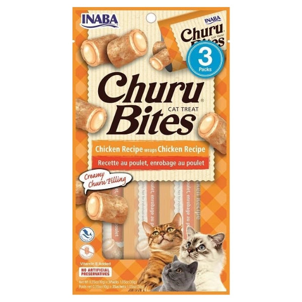 Inaba - Churu Bites Chicken Recipe warps Chicken Recipe - Petservo