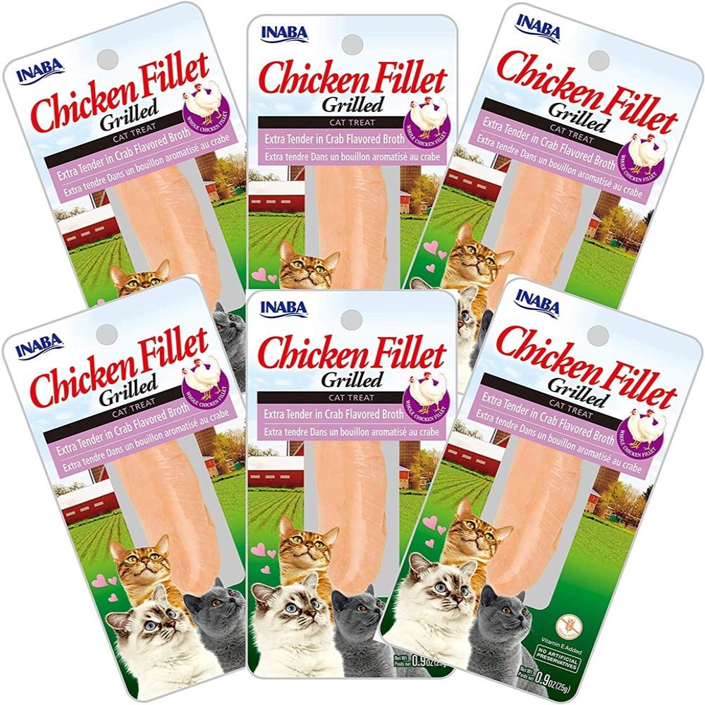 Inaba - Grilled Chicken Fillet Extra Tender in Crab Flavored Broth - Petservo