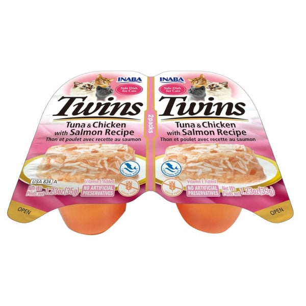 Inaba - Twins Tuna & Chicken with Salmon Recipe - Petservo