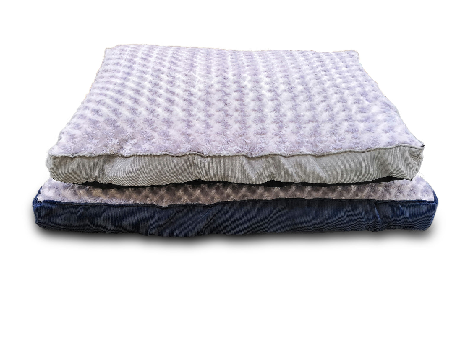 YES4PETS - Medium Dog Puppy Bed Mat Cushion 85x60cm Blue/Grey - Pet Servo