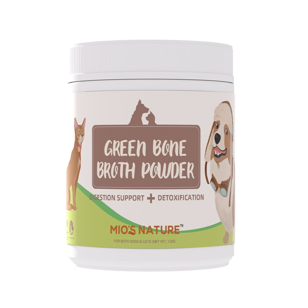 Mio's Nature - Green Bone Broth Powder 120g - PetServo