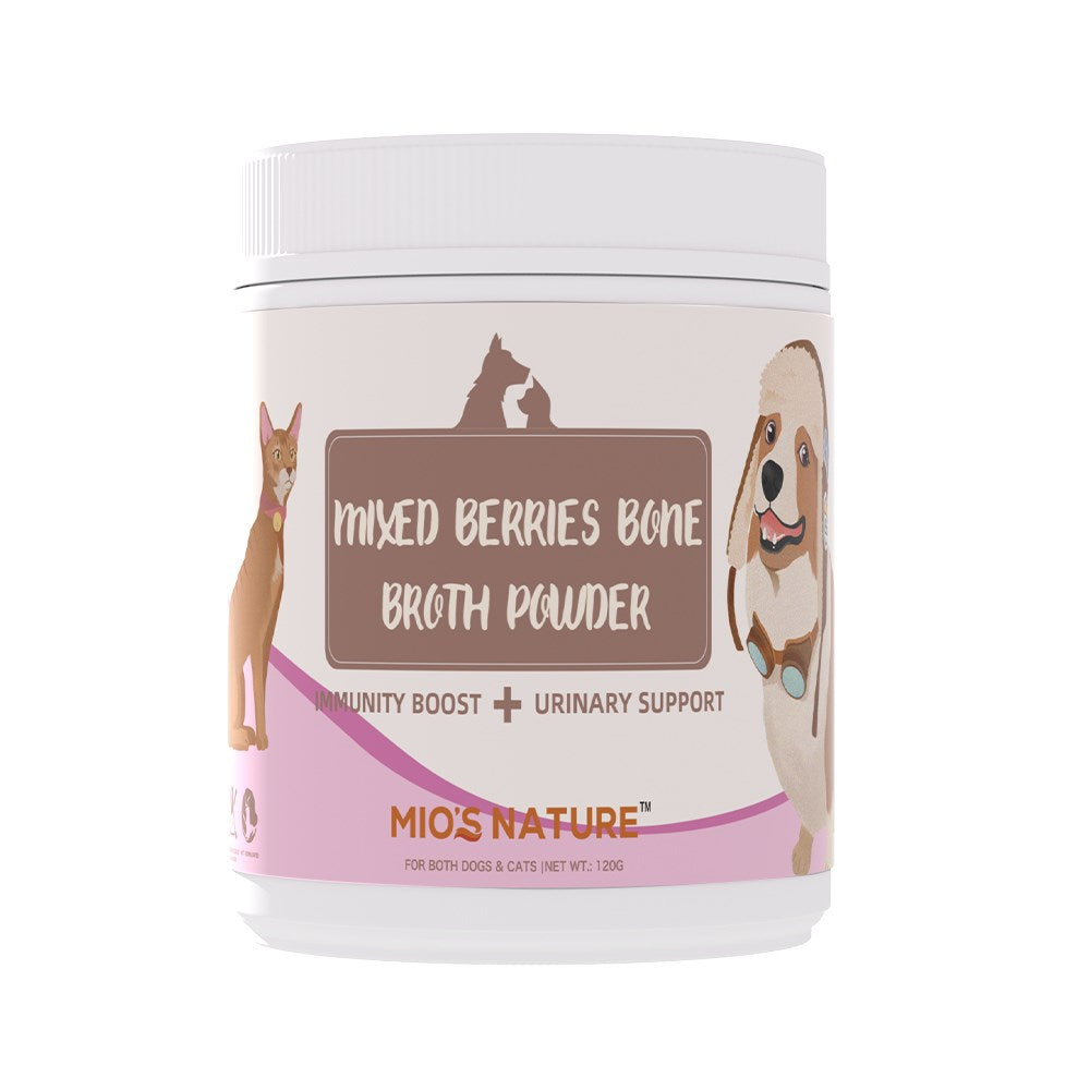 Mio's Nature - Mixed Berries Bone Broth Powder 120g - PetServo