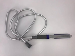 Coiled cable with a plug on a light gray background at Pet Servo