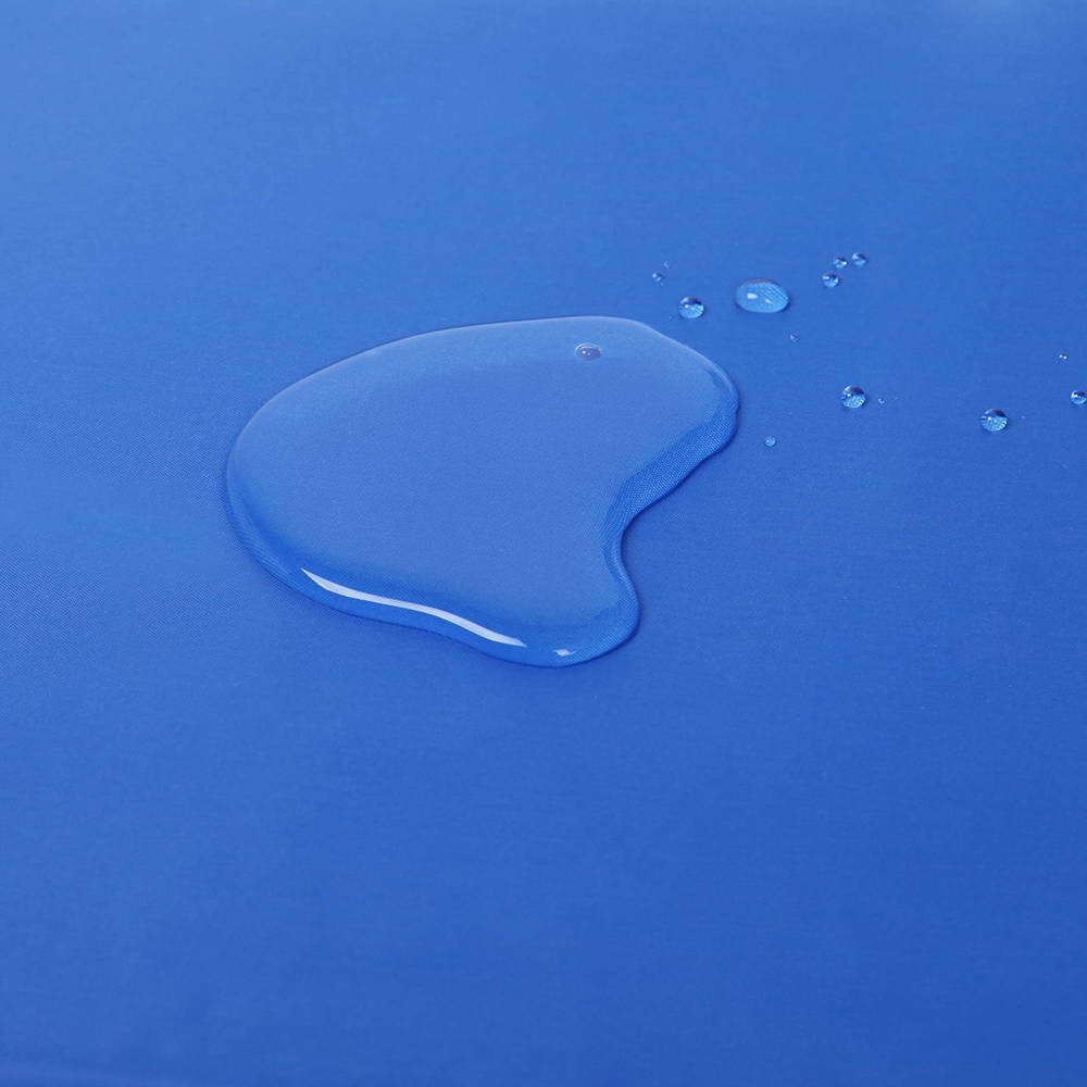 Blue water droplet on a blue background at Pet Servo