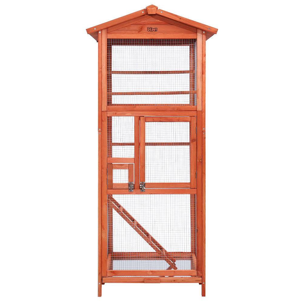 I. Pet - XL Wooden Bird Cage 168cm for Parrots & Pets - Petservo