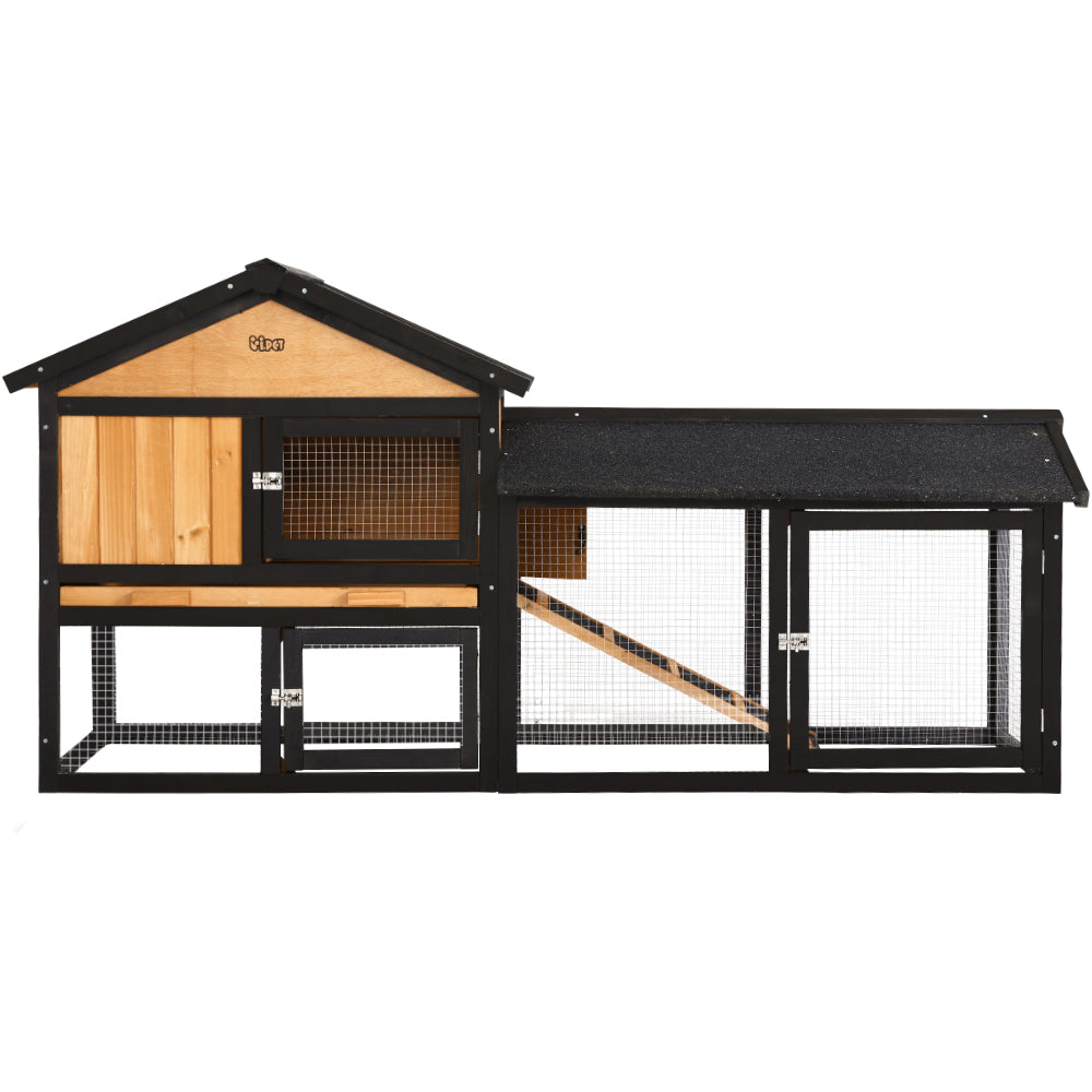 I Pet - Large 165cm Wooden Chicken Coop & Rabbit Hutch - Pet Servo