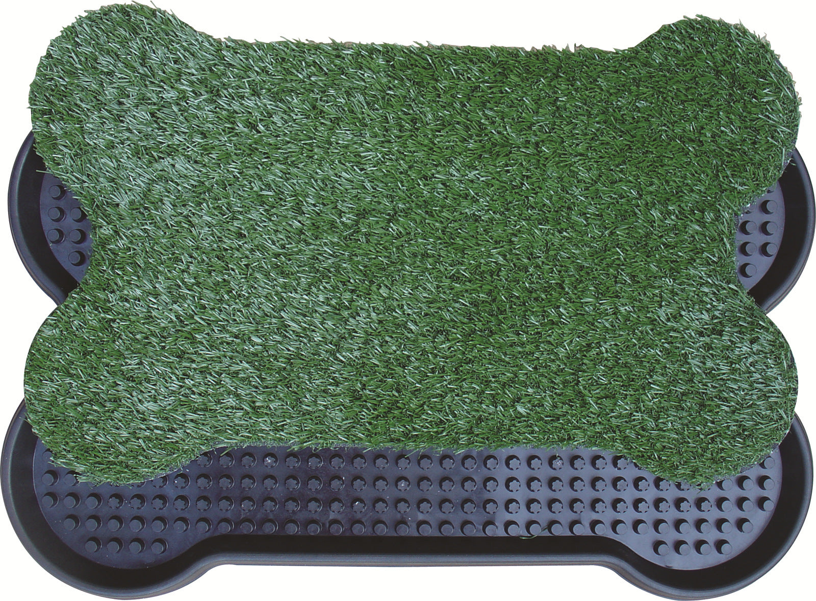 YES4PETS - Dog Puppy Toilet Grass Potty Training Mat Bone Shape - Pet Servo
