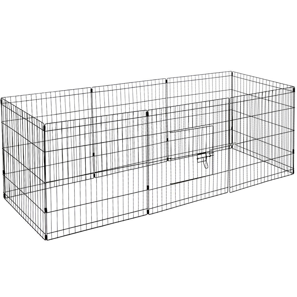 YES4PETS - 24" Pet Playpen with Cover & Enclosure - Pet Servo