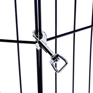 YES4PETS - 24" Pet Playpen Fence for Dogs & Puppies - Pet Servo
