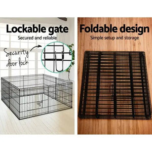 YES4PETS - 24" Pet Playpen Fence for Dogs & Puppies - Pet Servo