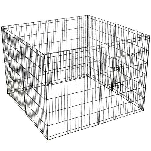 YES4PETS - 42" Pet Playpen with Cover for Dogs & Rabbits - Pet Servo