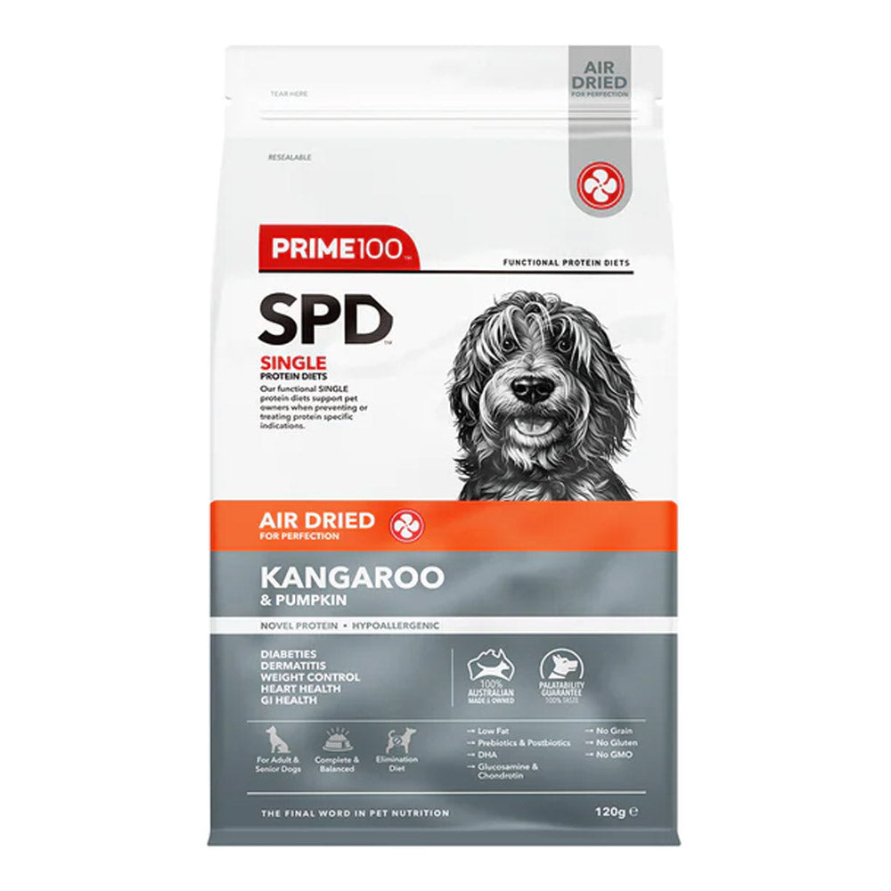 Prime100 - SPD Single Protein Diets Air Dried Kangaroo & Pumpkin All Life Stages dry dog Food