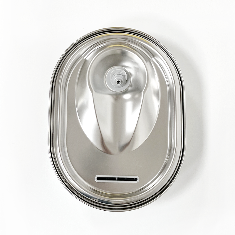 Stainless steel sink basin on a white background at Pet Servo
