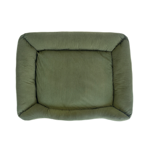 Green pet bed on a white background at Pet Servo