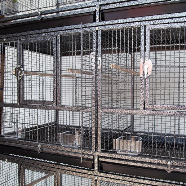 Pet Servo Single/Double/Triple Lite Stack Breeding Bird Cage