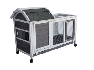 YES4PETS - Hutch Cage with Wheels for Small Pets - Petservo