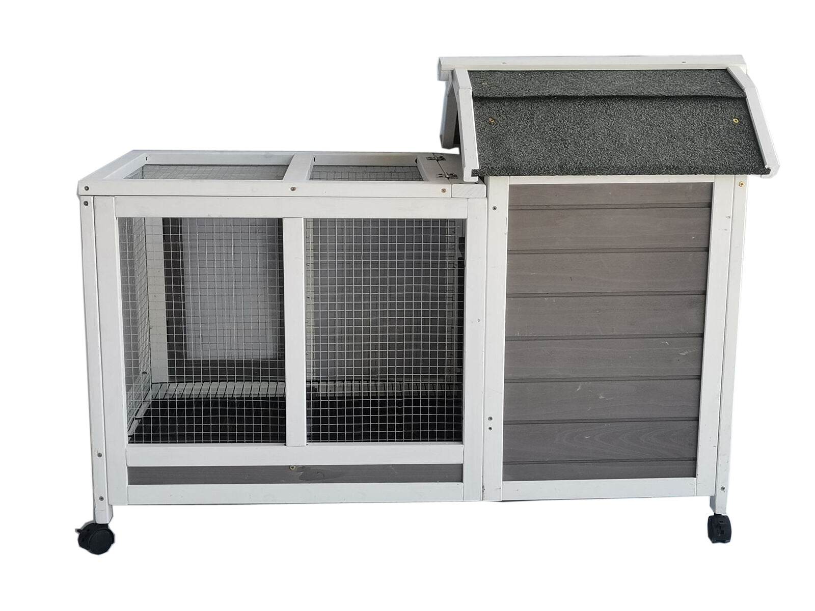YES4PETS - Hutch Cage with Wheels for Small Pets - Petservo