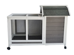 YES4PETS - Hutch Cage with Wheels for Small Pets - Petservo