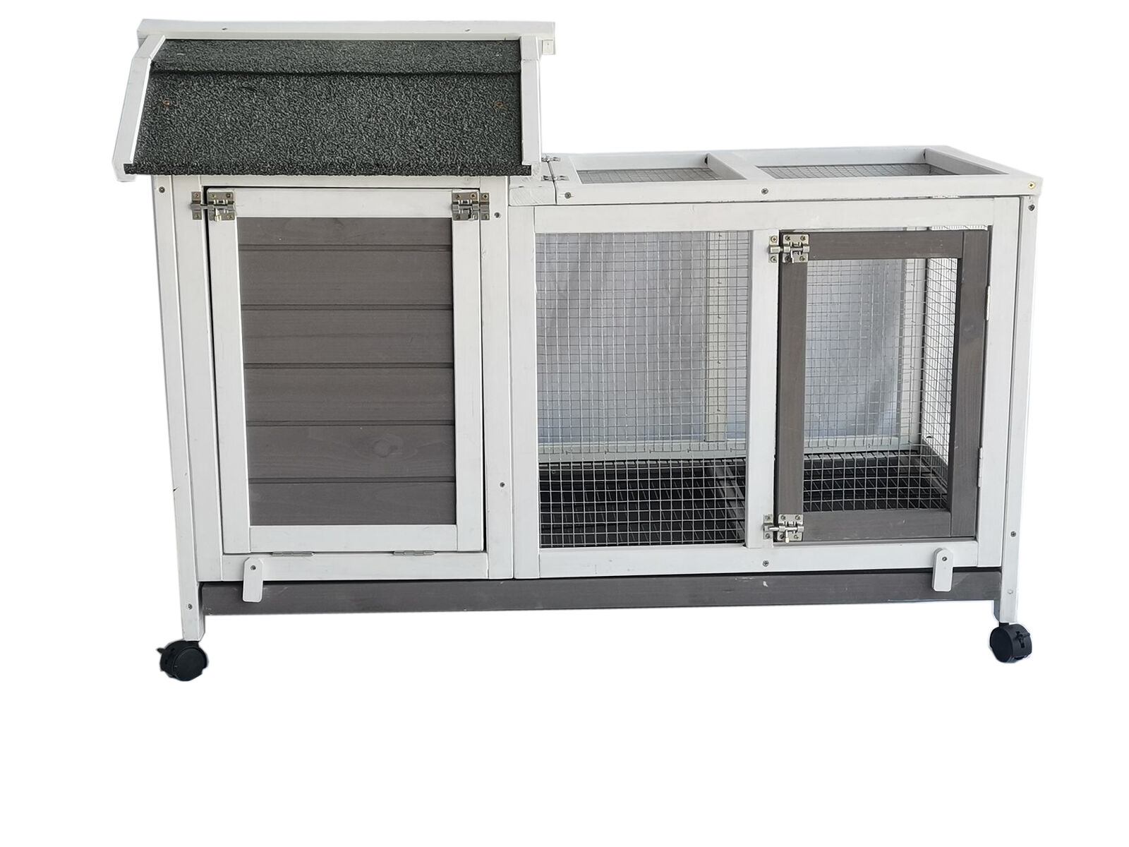 YES4PETS - Hutch Cage with Wheels for Small Pets - Petservo