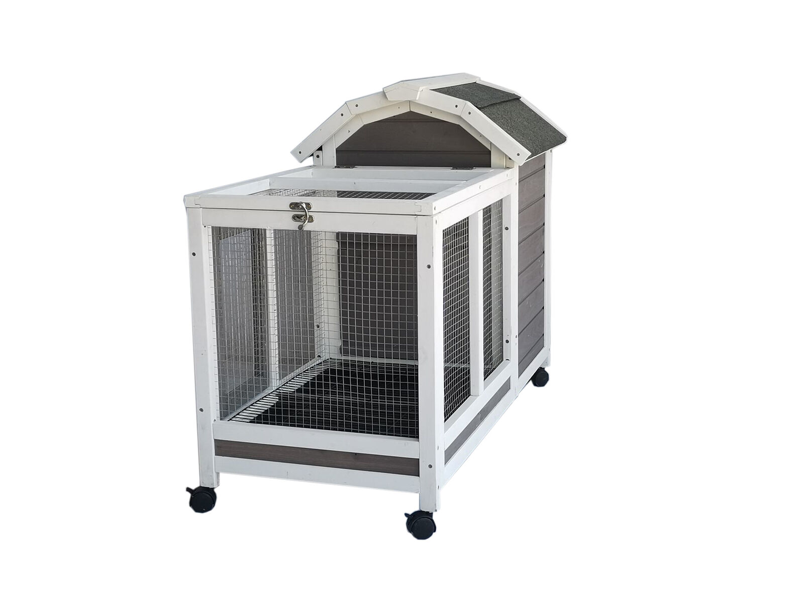 YES4PETS - Hutch Cage with Wheels for Small Pets - Petservo