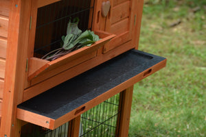 YES4PETS - Double Storey Hutch Cage with Tray - Petservo