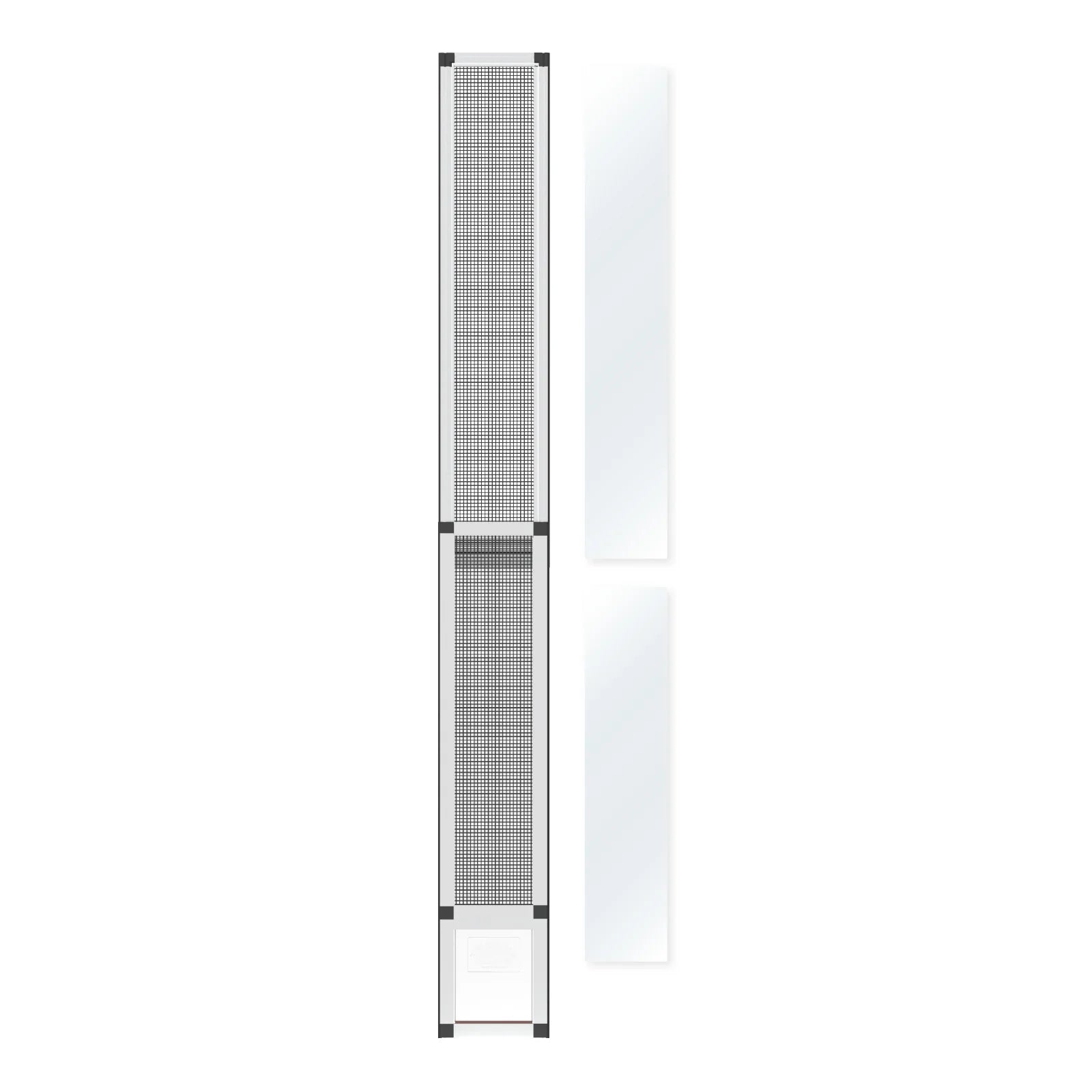 Hakuna Pets - Mesh Patio Pet Door (2021) + Clear Weather Resistant Panels - Small