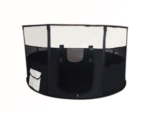 YES4PETS - Large Round Soft Pet Playpen Portable - Pet Servo