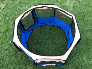 YES4PETS - Small Soft Playpen for Dog, Cat & Rabbit - Pet Servo