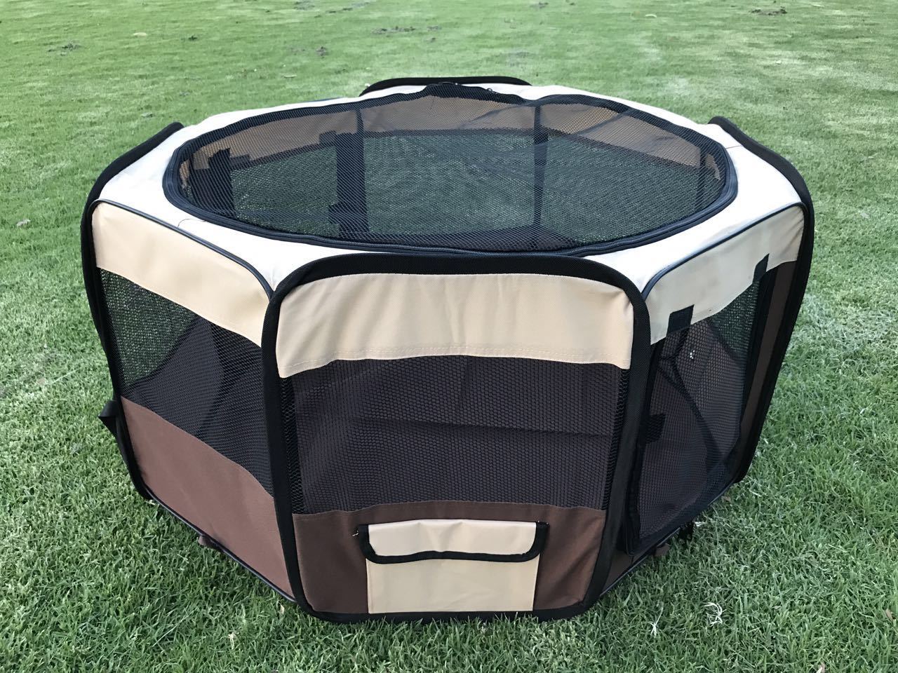 YES4PETS - Small Soft Playpen for Dog, Cat & Rabbit - Pet Servo