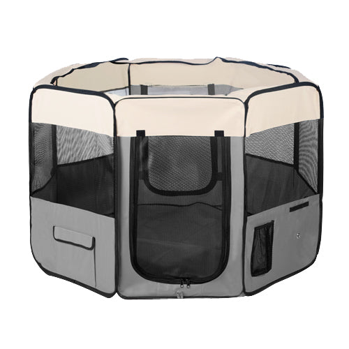 YES4PETS - Small Soft Playpen for Dog, Cat & Rabbit - Pet Servo
