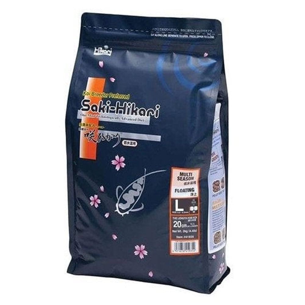 Salic-Hikari fish food packaging on a white background at Pet Servo