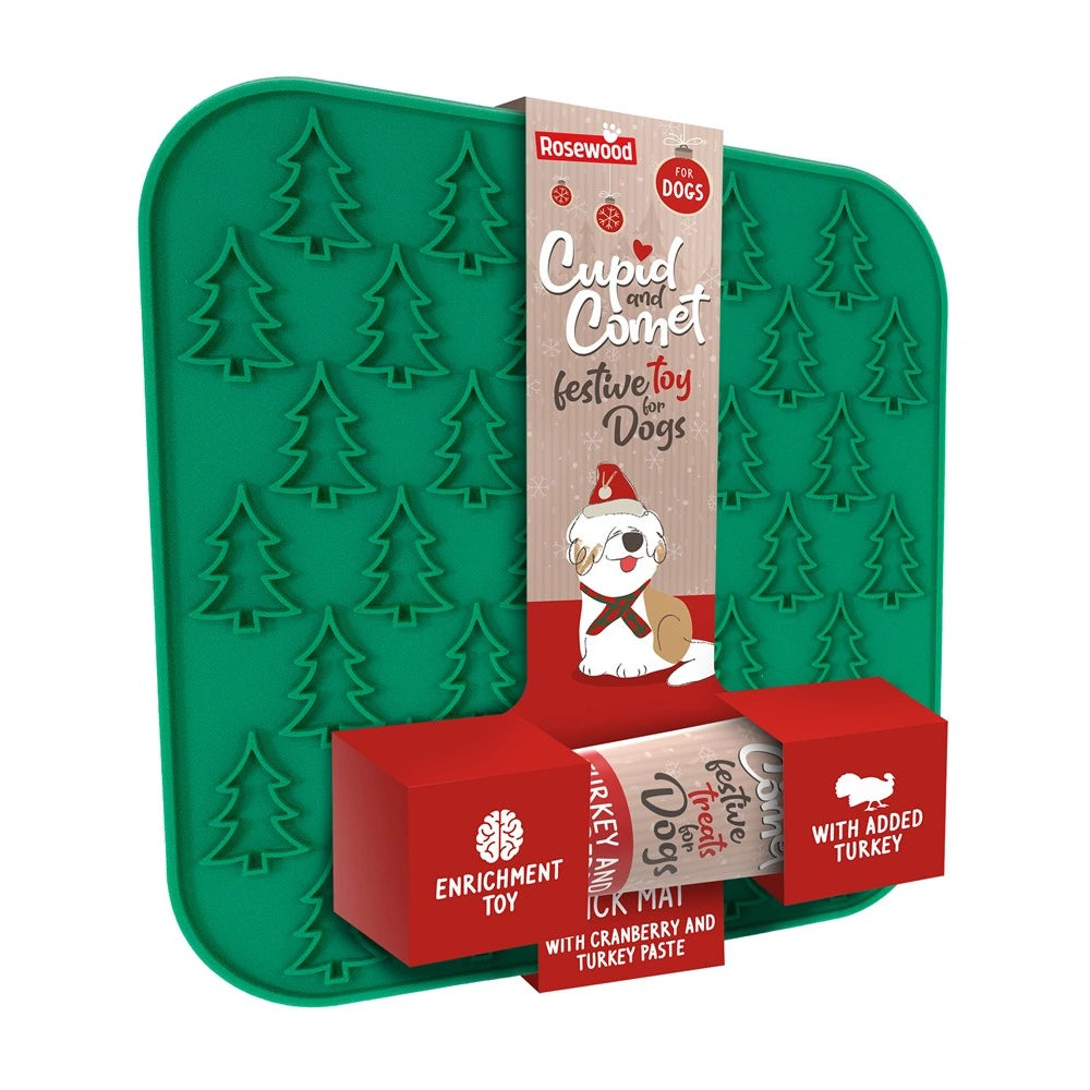 Rosewood - Christmas Lickmat with Turkey and Cranberry paste, 75g - Pet Servo