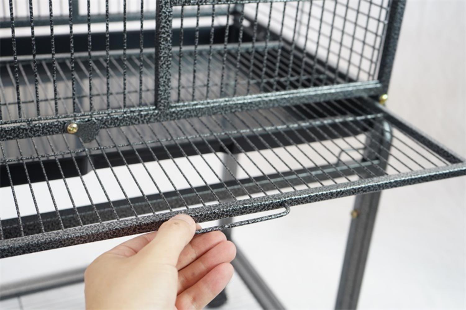 YES4PETS - Large Bird Aviary Cage with Stand & Wheels - Pet Servo