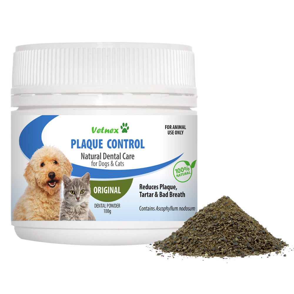 Vetnex - Plaque Control Natural Dental Care Powder for Dogs & Cats Original