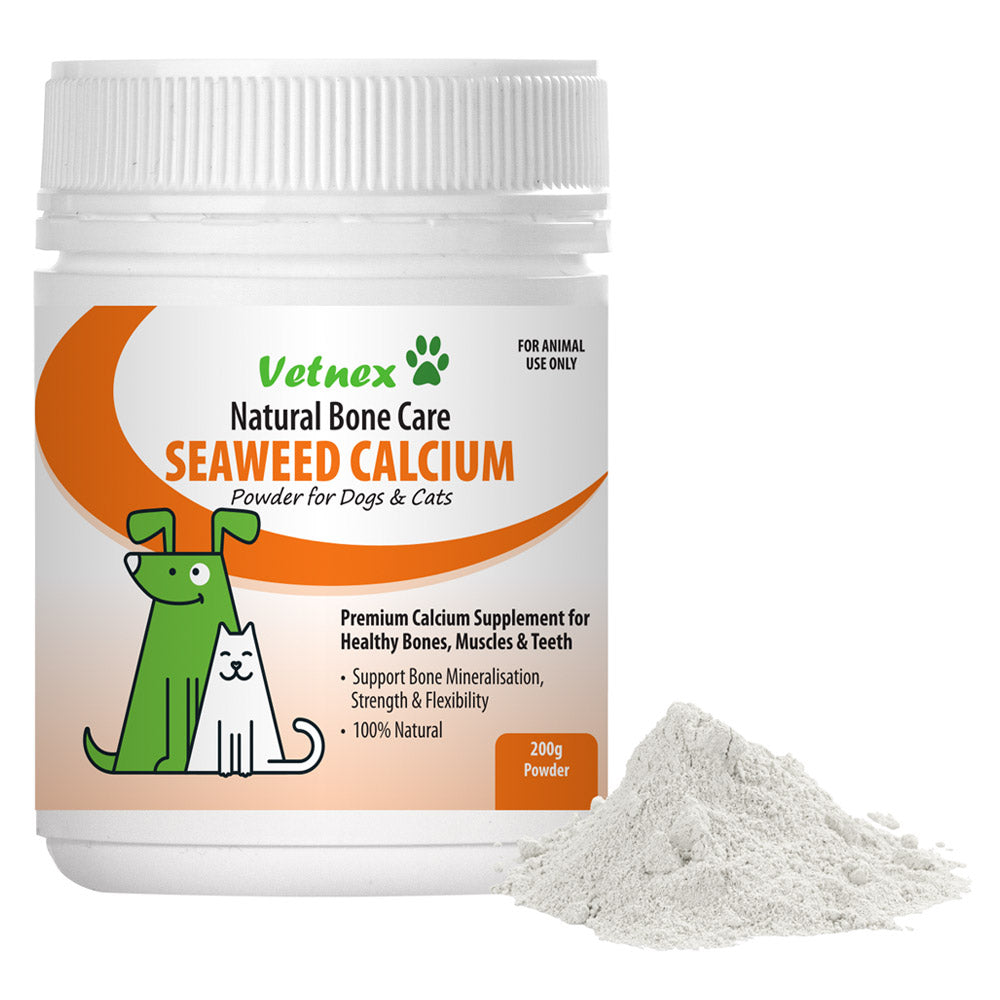 Vetnex - Seaweed Calcium Natural Bone Care Powder for Dogs & Cats