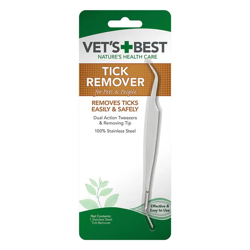Vet's Best - Nature's Health Care Stainless Steel Tick Remover for Pets