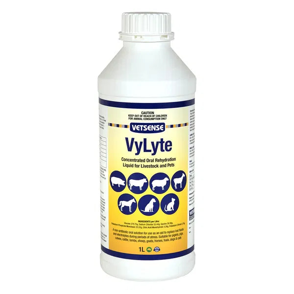 Vetsense - VyLyte Concentrated Oral Rehydration Liquid for Livestock and Pets