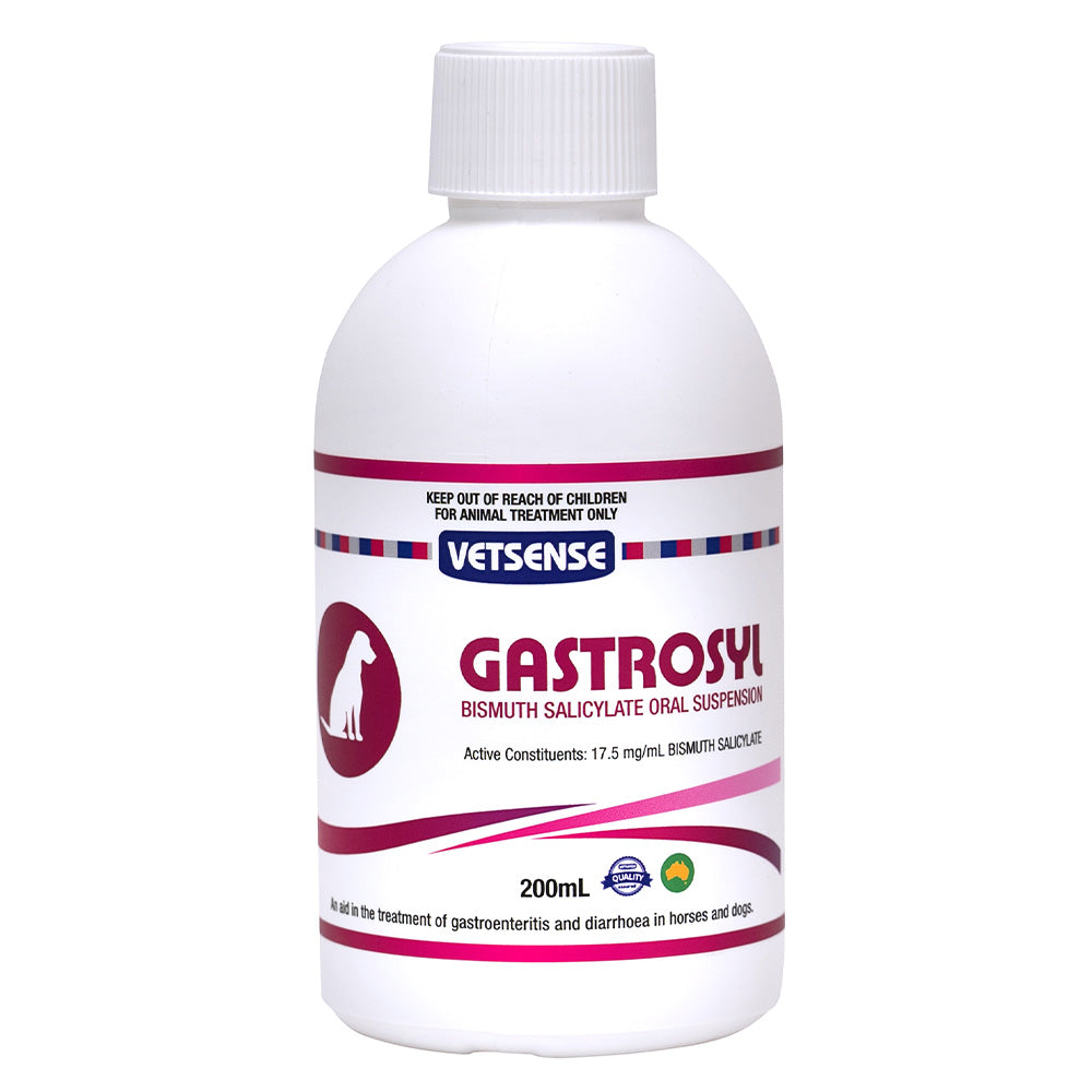 Vetsense Gastrosy bottle on a white background at Pet Servo