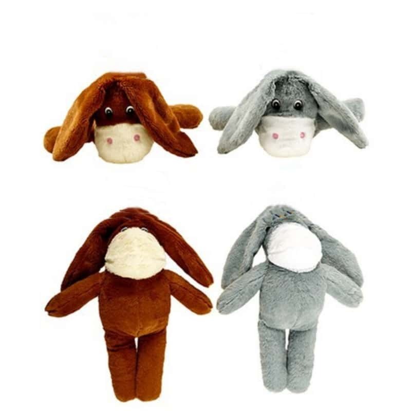 YES4PETS - 2x Dog Puppy Play Toy Plush Squeaky Toy 26cm - Petservo