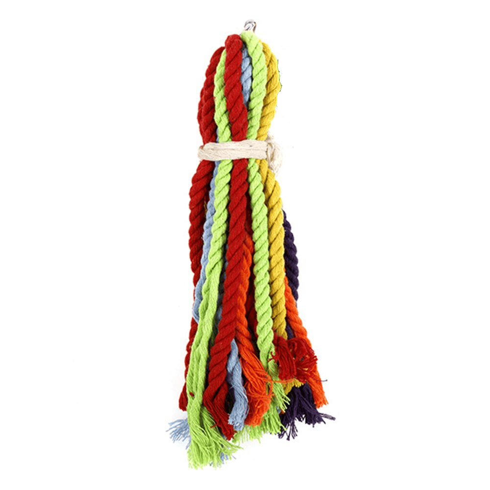YES4PETS 3x Hanging Swing Bird Rope Toy for Parrot & Budgie - Petservo