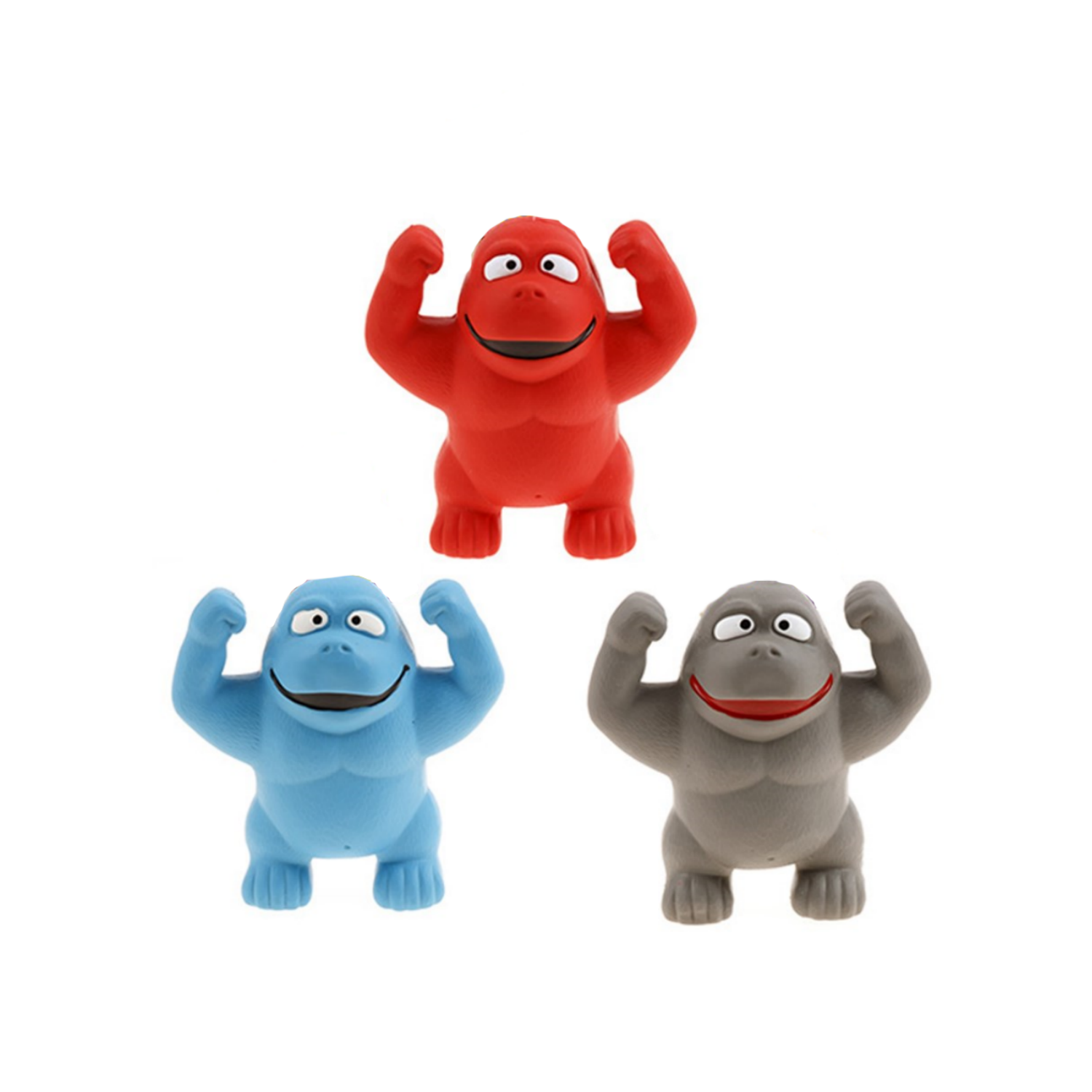 YES4PETS 3x Latex Gorilla Dog Toy 14cm – Petservo