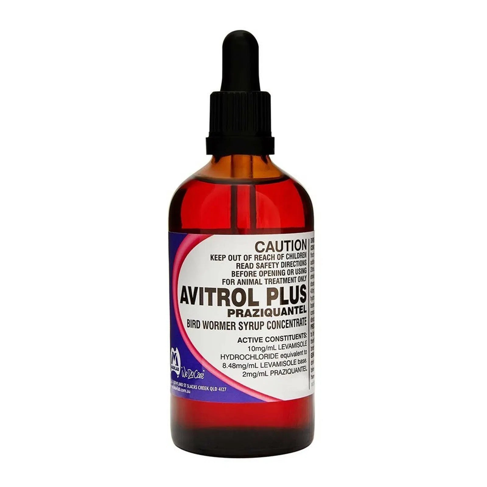 Bottle of Avitrum Plus 25ml with a dropper on a white background at Pet Servo