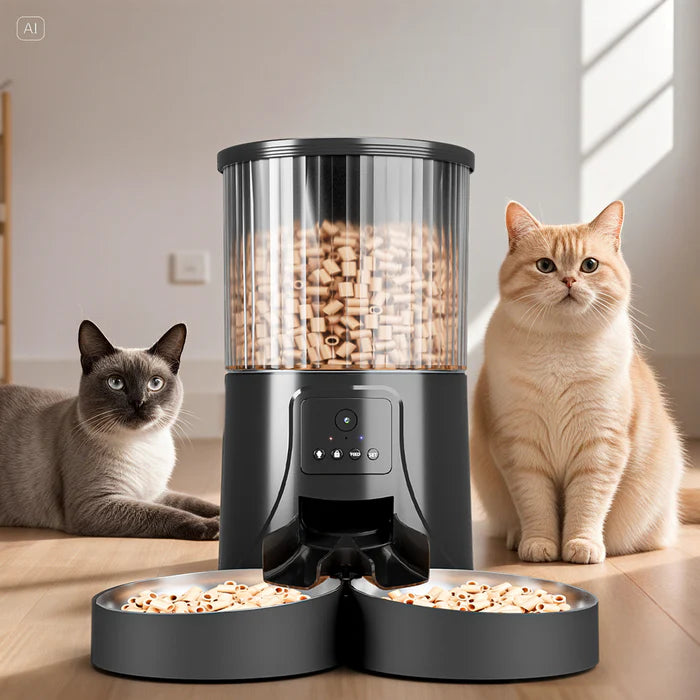 Buy Best Advwin 4L Automatic Cat Feeder for 2 Cats with Camera image 2 - Pet Servo