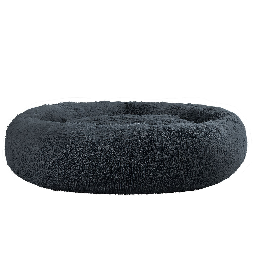 i.Pet - Pet Bed Dog Cat Calming Soft Plush X LArge Dark Grey - Pet Servo