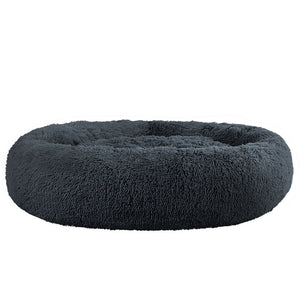 i.Pet - Pet Bed Dog Cat Calming Soft Plush X LArge Dark Grey - Pet Servo