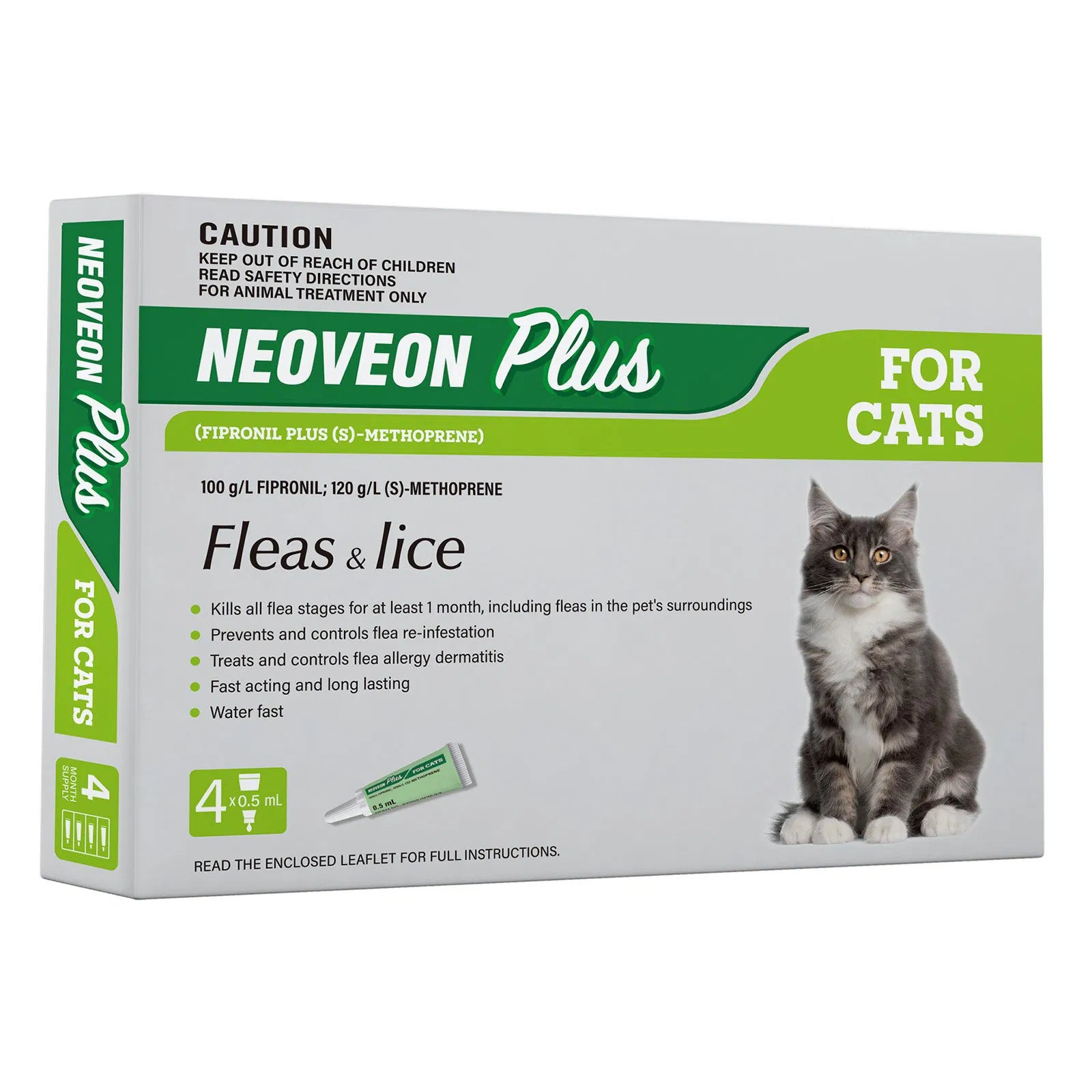 Buy Neoveon Plus Fleas ,Ticks and Lice For Cats at PetServo