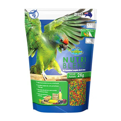 Vetafarm - Nutri blend Small Pellets for Birds - Pet Servo